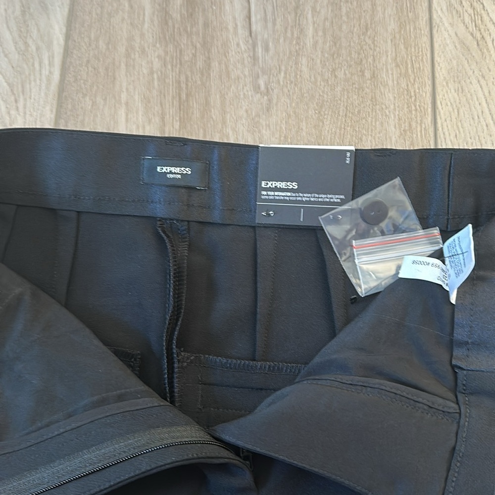 NWT Express Editor Straight Ankle Super High Rise - Picture 4 of 6